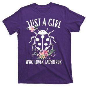 Just A Girl Who Loves Ladybugs T-Shirt