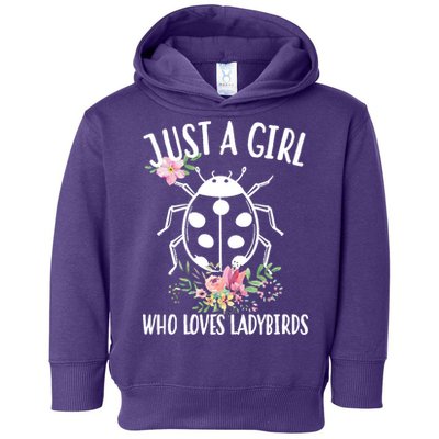 Just A Girl Who Loves Ladybugs Toddler Hoodie