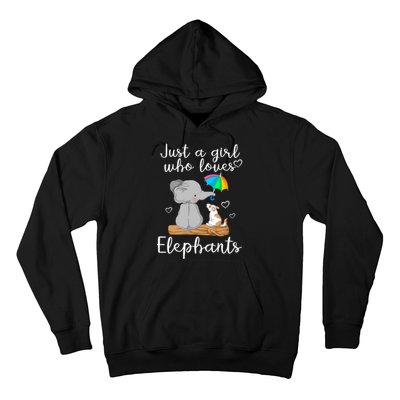 Just A Girl Who Loves Elephants Hoodie