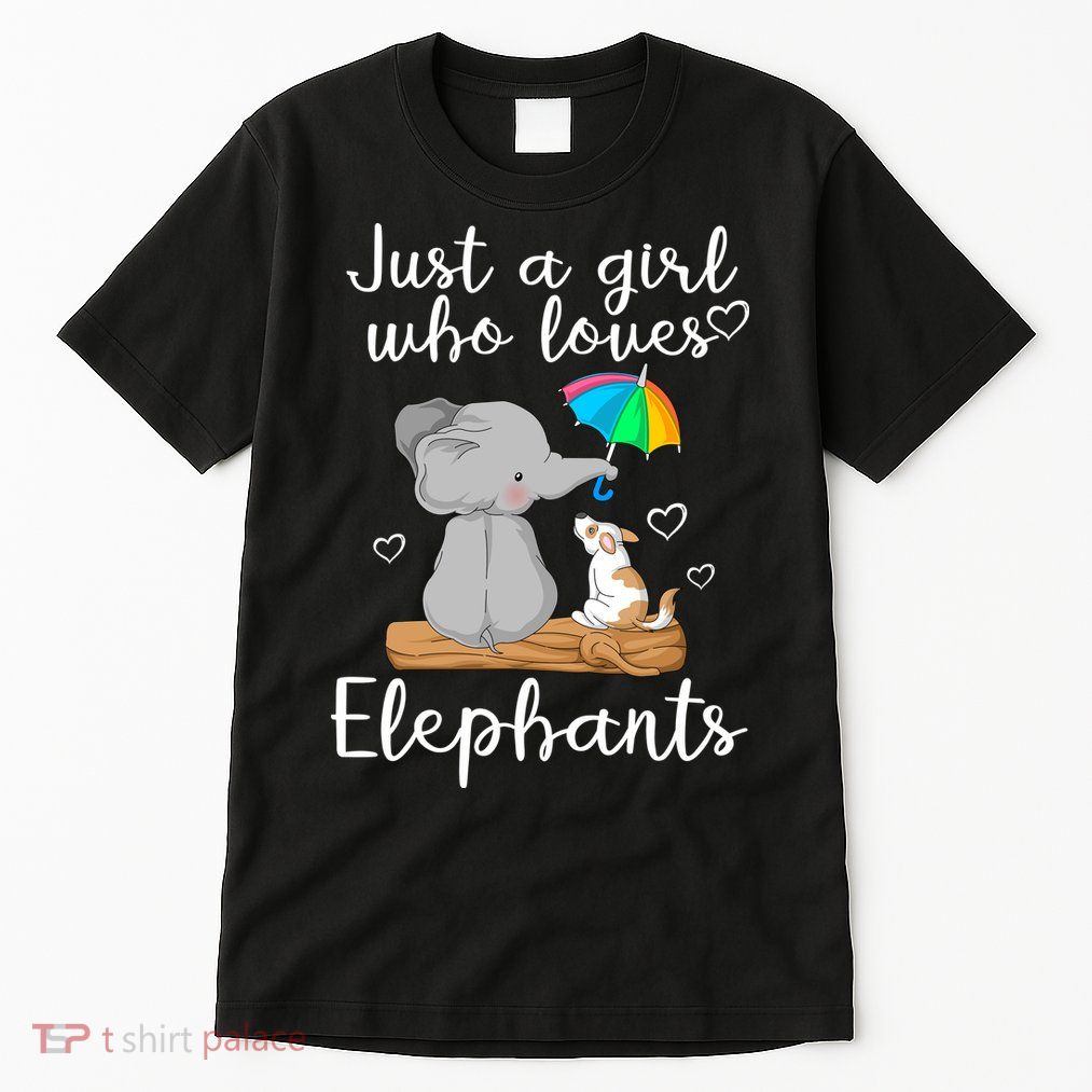 Just A Girl Who Loves Elephants Tall T-Shirt