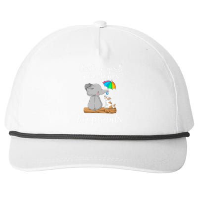 Just A Girl Who Loves Elephants Snapback Five-Panel Rope Hat