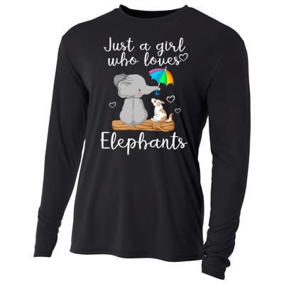 Just A Girl Who Loves Elephants Cooling Performance Long Sleeve Crew