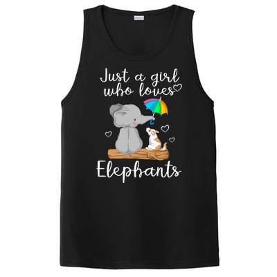 Just A Girl Who Loves Elephants PosiCharge Competitor Tank