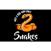 Just A Girl Who Loves Snakes Womens Snake Bumper Sticker