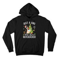 Just A Girl Who Loves Nutcrackers Christmas Ballet Dancing Hoodie