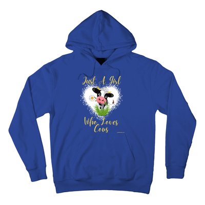 Just A Girl Who Loves Cows Meaningful Gift Hoodie