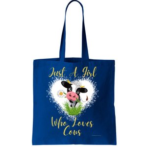 Just A Girl Who Loves Cows Meaningful Gift Tote Bag