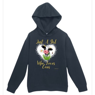 Just A Girl Who Loves Cows Meaningful Gift Urban Pullover Hoodie