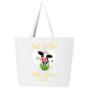 Just A Girl Who Loves Cows Meaningful Gift 25L Jumbo Tote