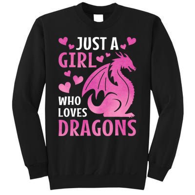 Just A Girl Who Loves Dragons Sweatshirt