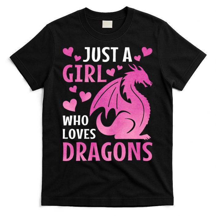 Just A Girl Who Loves Dragons T-Shirt