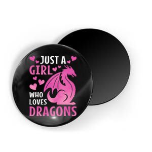 Just A Girl Who Loves Dragons Magnet