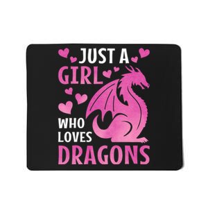 Just A Girl Who Loves Dragons Mousepad