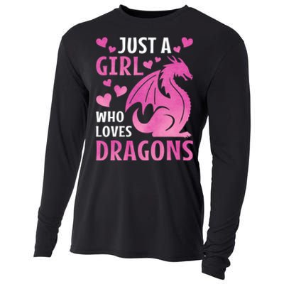 Just A Girl Who Loves Dragons Cooling Performance Long Sleeve Crew