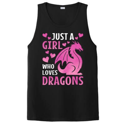 Just A Girl Who Loves Dragons PosiCharge Competitor Tank