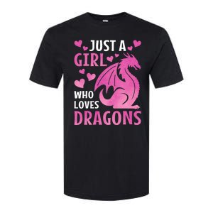 Just A Girl Who Loves Dragons Softstyle CVC T-Shirt