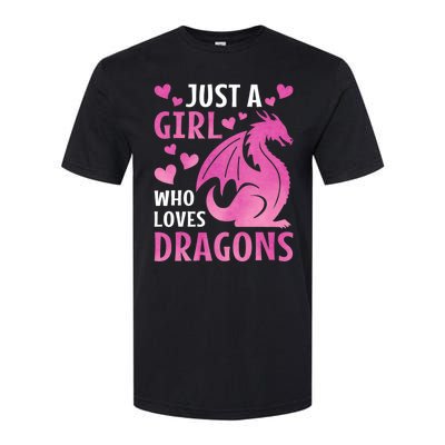 Just A Girl Who Loves Dragons Softstyle CVC T-Shirt