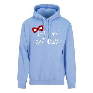 Just A Girl Looking For Her Cat Noir Unisex Surf Hoodie