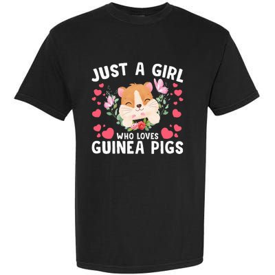 Just A Girl Who Loves Guinea Pigs Cute  Garment-Dyed Heavyweight T-Shirt