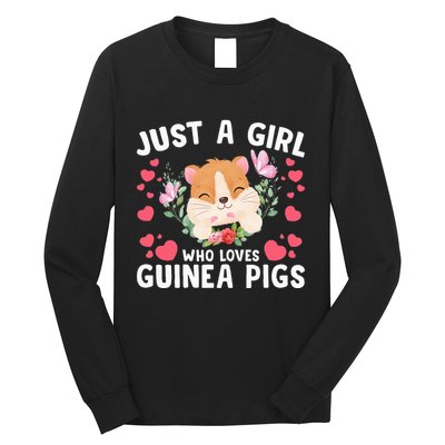 Just A Girl Who Loves Guinea Pigs Cute  Long Sleeve Shirt