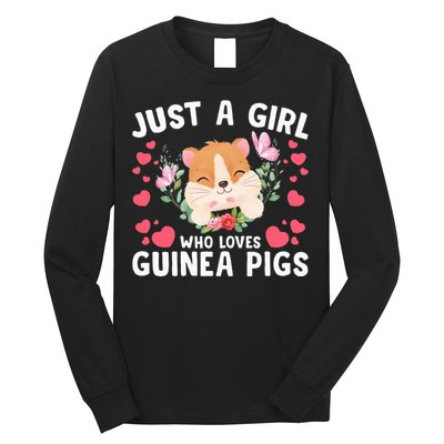 Just A Girl Who Loves Guinea Pigs Cute  Long Sleeve Shirt