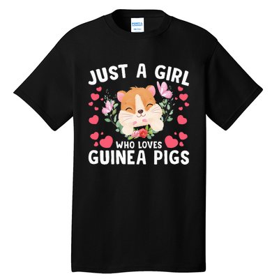 Just A Girl Who Loves Guinea Pigs Cute  Tall T-Shirt