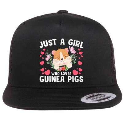 Just A Girl Who Loves Guinea Pigs Cute  Flatbill Hat