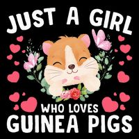 Just A Girl Who Loves Guinea Pigs Cute  16 in Basic Backpack
