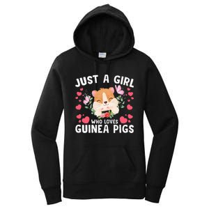 Just A Girl Who Loves Guinea Pigs Cute  Women's Pullover Hoodie