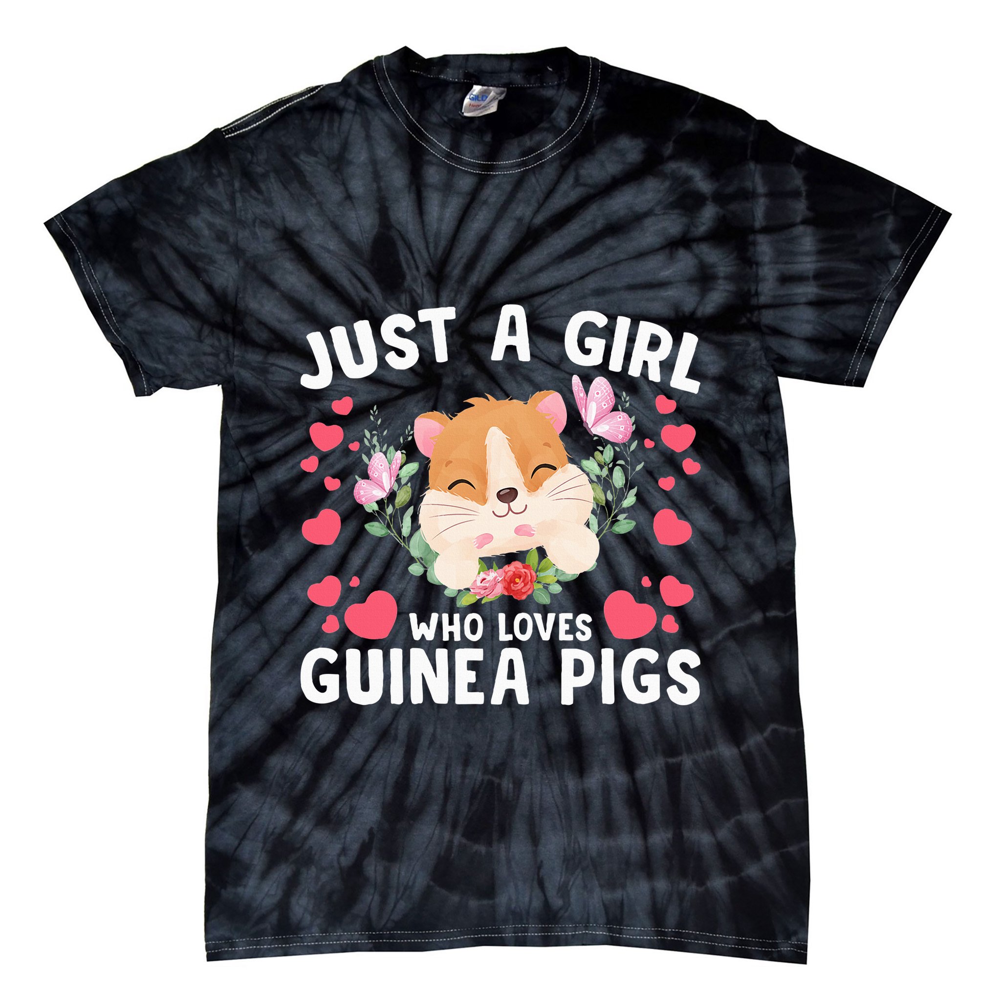 Just A Girl Who Loves Guinea Pigs Cute  Tie-Dye T-Shirt