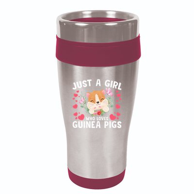 Just A Girl Who Loves Guinea Pigs Cute  16oz Travel Tumbler