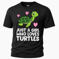 Just A Girl Who Loves Turtles Cooling Performance Crew T-Shirt
