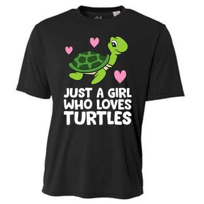 Just A Girl Who Loves Turtles Cooling Performance Crew T-Shirt