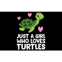 Just A Girl Who Loves Turtles Bumper Sticker