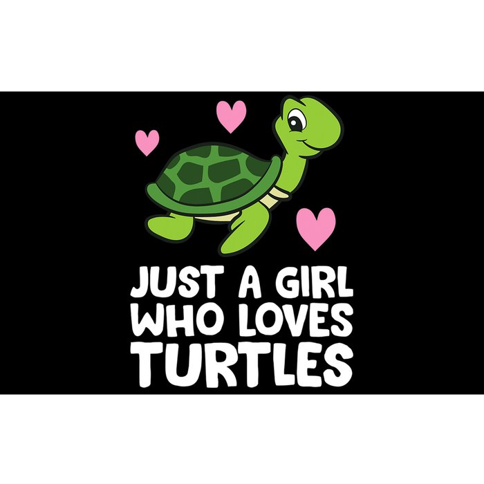 Just A Girl Who Loves Turtles Bumper Sticker