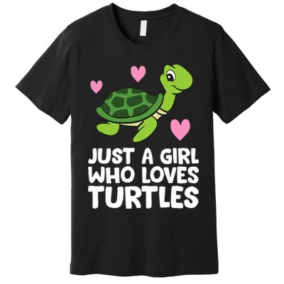 Just A Girl Who Loves Turtles Premium T-Shirt