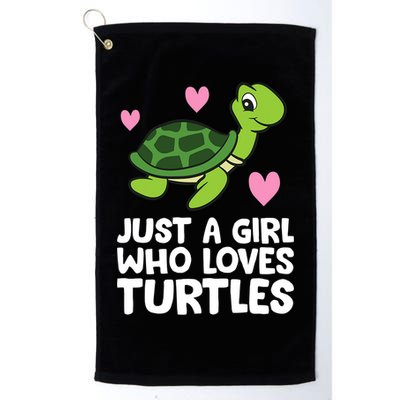 Just A Girl Who Loves Turtles Golf Towel
