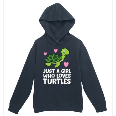 Just A Girl Who Loves Turtles Urban Pullover Hoodie