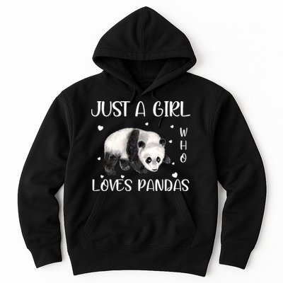 Just A Girl Who Loves Pandas Hoodie