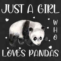 Just A Girl Who Loves Pandas 25L Jumbo Tote
