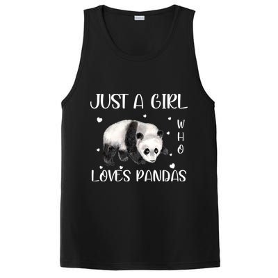 Just A Girl Who Loves Pandas PosiCharge Competitor Tank