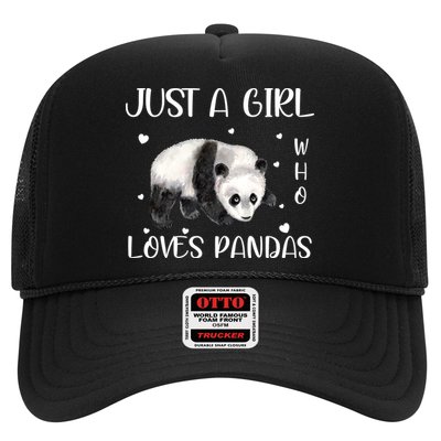 Just A Girl Who Loves Pandas Trucker Hat