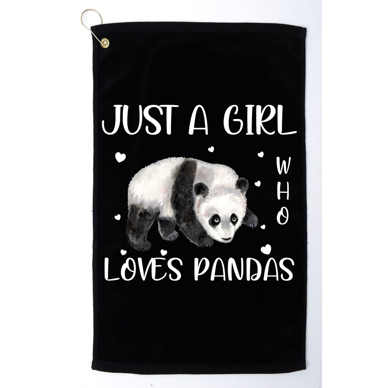 Just A Girl Who Loves Pandas Golf Towel