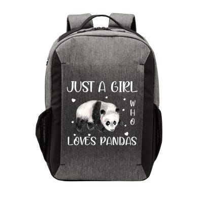 Just A Girl Who Loves Pandas Vector Backpack