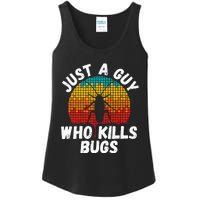 Just A Guy Who Kills Bugs Pest Control Exterminator Ladies Essential Tank