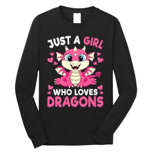 Just A Girl Who Loves Dragons Long Sleeve Shirt