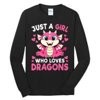 Just A Girl Who Loves Dragons Tall Long Sleeve T-Shirt