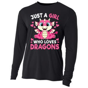 Just A Girl Who Loves Dragons Cooling Performance Long Sleeve Crew