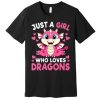 Just A Girl Who Loves Dragons Premium T-Shirt