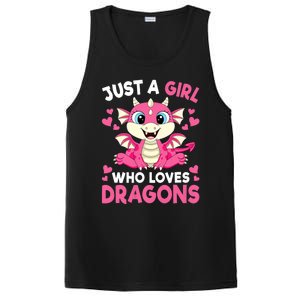 Just A Girl Who Loves Dragons PosiCharge Competitor Tank